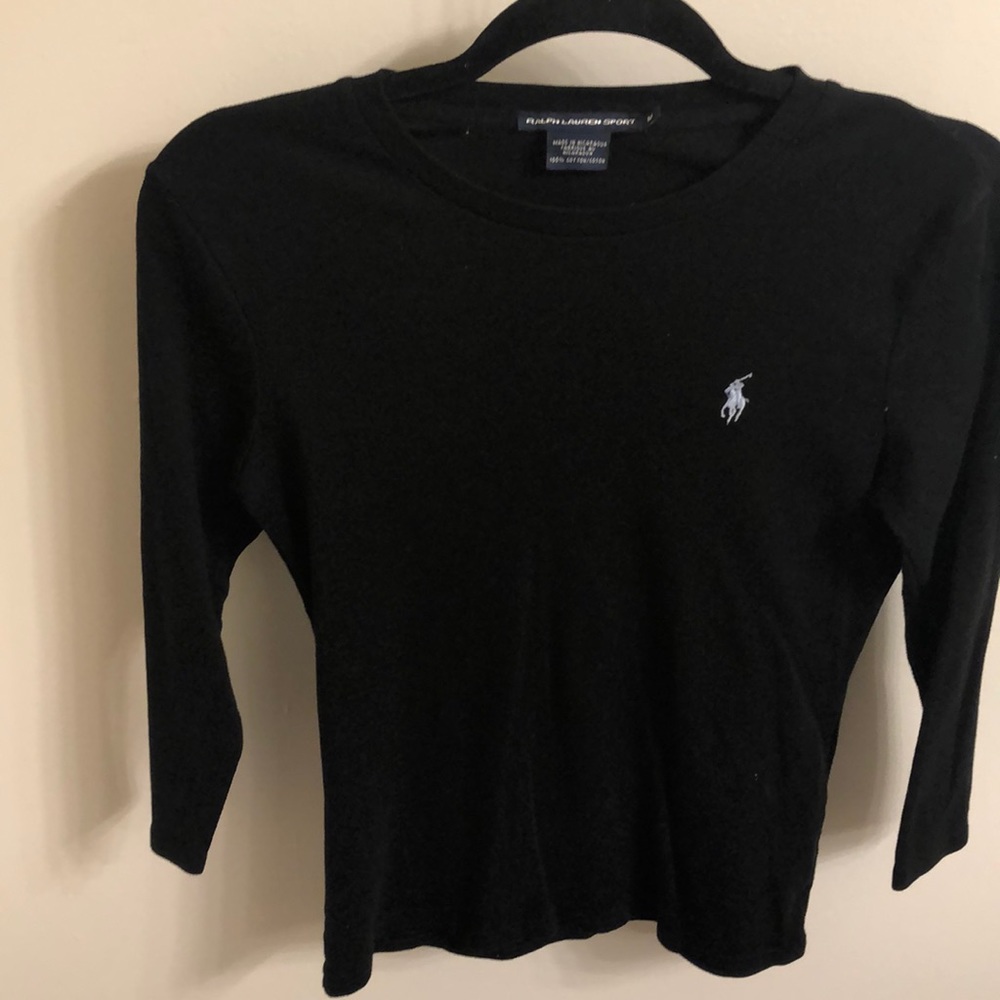 Ralph Lauren Sport T-Shirt Size M Color Black Blue
Quarter Sleeve